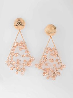 Twenty Dresses by Nykaa Fashion - The Tangled Triangle Earrings