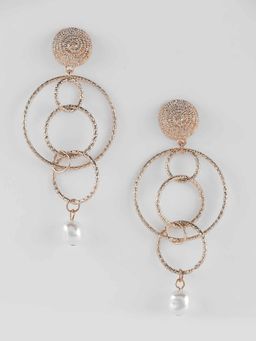 Twenty Dresses by Nykaa Fashion - Layered In Gold Earrings