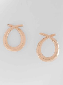 Twenty Dresses by Nykaa Fashion - Loops Of Gold Earrings