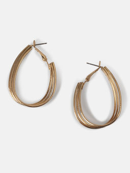 Twenty Dresses by Nykaa Fashion - The Stylish Trio Hoop Earrings