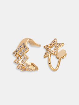 Twenty Dresses by Nykaa Fashion - The Brightest Star Ear Cuff Pair