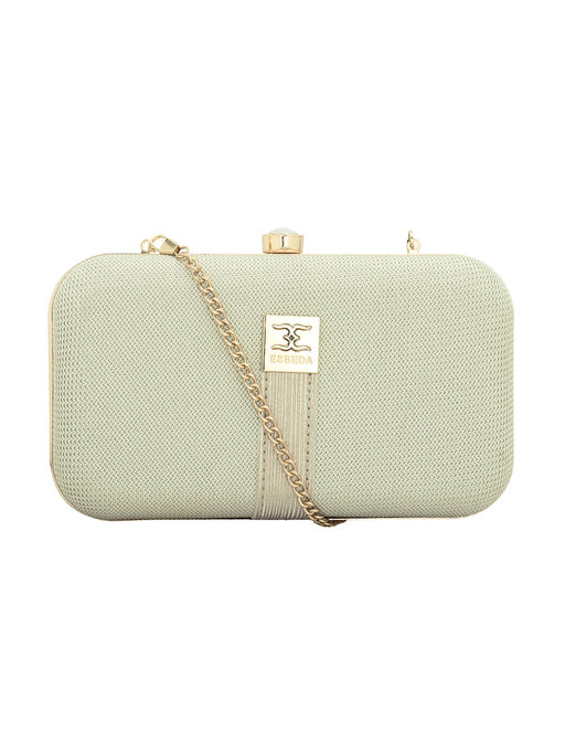 Buy ESBEDA Pista Color Glitter Shine Box Clutch For Women Online