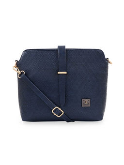 ESBEDA - Navy Blue Solid Sling Bag