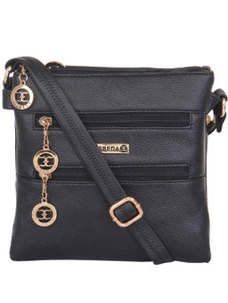 ESBEDA - Black Solid Sling Bag