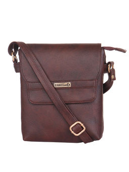 ESBEDA - Brown Solid Sling Bag
