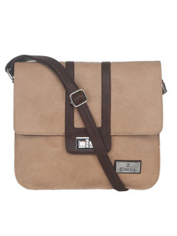 ESBEDA - Beige Solid Sling Bag