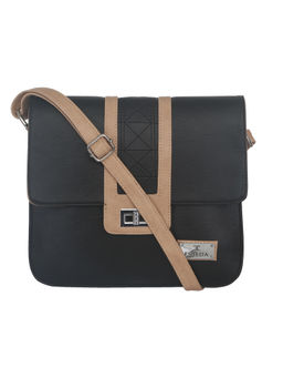 ESBEDA - Black Solid Sling Bag