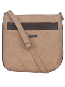 ESBEDA - Beige Quilted Sling Bag