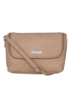 ESBEDA - Beige Solid Sling Bag