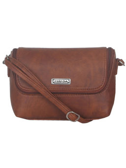 ESBEDA - Brown Solid Sling Bag