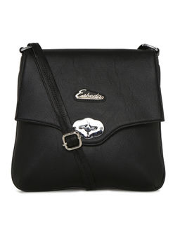 ESBEDA - Black Solid Sling Bag