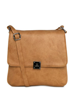 ESBEDA - Beige Solid Sling Bag