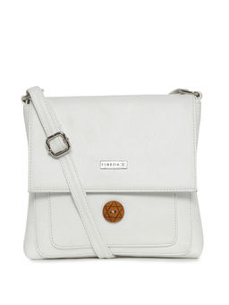 ESBEDA - White Solid Sling Bag