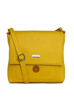 ESBEDA - Yellow Solid Sling Bag