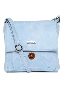 ESBEDA - Light Blue Solid Sling Bag