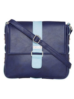 ESBEDA - Dark Blue Solid Drymilk Sling Bag