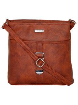 ESBEDA - Tan Solid Drymilk Sling Bag