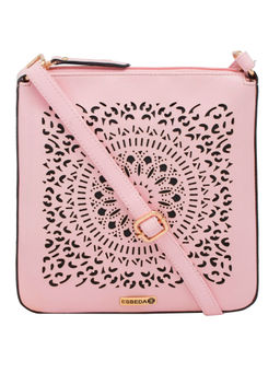 ESBEDA - Pink Cutwork Sling Bag