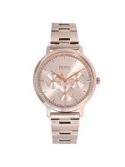 Boss - Prima Day-Date Analog Rose Gold Dial Womens Watch -1502571