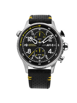 AVI-8 - Hawker Hunter Chronograph Date Analog Black Dial Men Watch - Av-4080-01