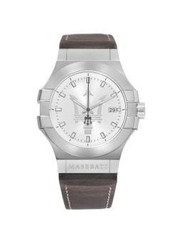 Maserati - Potenza Date Analog Silver Dial Men Watch - R8851108018