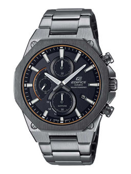 Casio - Edifice EFS-S570DC-1AUDF Gray Analog Dial Gray Ip Stainless Steel Band Men'S Watch Ex529