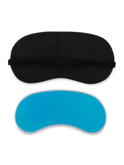 Visual Echoes - Cotton Sleeping Eye Mask with Cooling Gel Insert-Light Pink