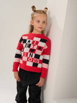 ANGEL & ROCKET - Red Let It Snow Sweater
