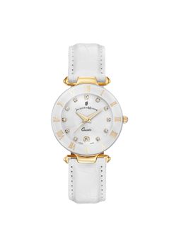 Jacques Du Manior - Coupole Fashion Swiss Made Analogue White Round Dial Womens Watch- Rc.71