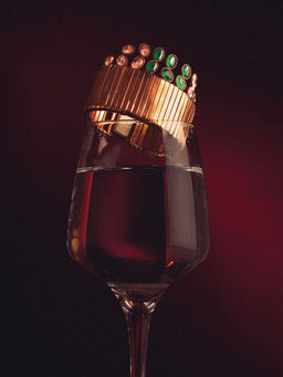 Suhani Pittie - Cosmic Crown Gold Ribbon Cuff