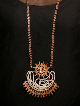 Suhani Pittie - Solar Beam Long Pearl Necklace