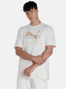 Puma - Ess Better Relaxed Graphic Mens White T-shirt