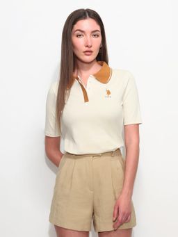 U.S. POLO ASSN. - Regular Fit Brand Printed Polo T-Shirt