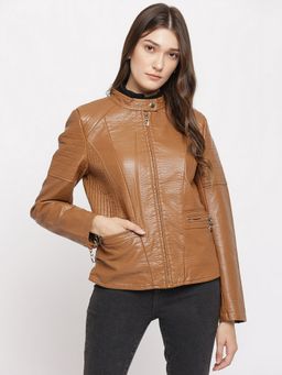 Latin Quarters - Women Straight Brown Jacket