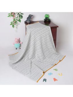 Yellow Apple - Baby Blankets for New Born Babies-Grey
