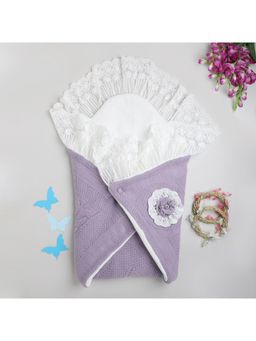 Yellow Apple - Baby Blankets for New Born Babies-Lavender