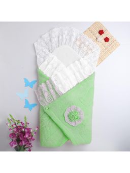 Yellow Apple - Baby Blankets for New Born Babies-Green