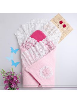 Yellow Apple - Baby Blankets for New Born Babies-Pink