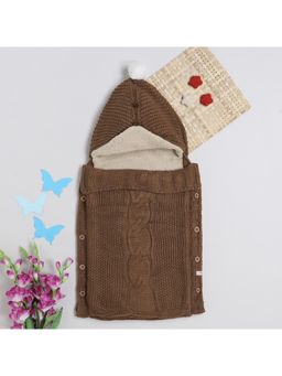 Yellow Apple - Baby Blankets for New Born Babies-Brown