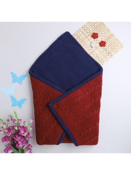 Yellow Apple - Baby Blankets for New Born Babies-Maroon