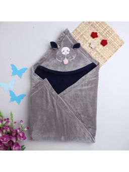 Yellow Apple - Baby Blankets for New Born Babies-Grey