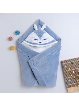 Yellow Apple - Baby Blankets for New Born Babies-Blue