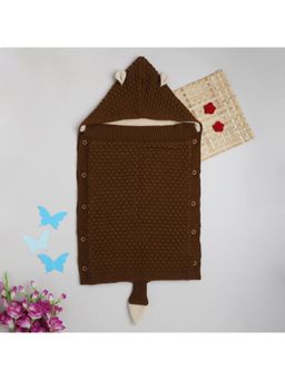 Yellow Apple - Baby Blankets for New Born Babies-Brown