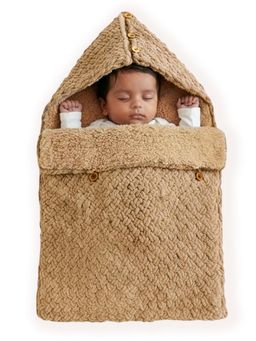 Yellow Apple - Baby Blankets for New Born Babies-Khaki