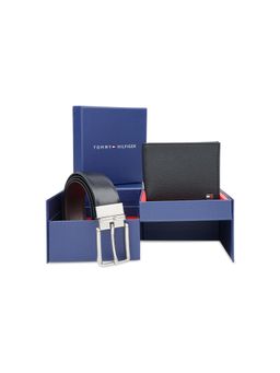 Tommy Hilfiger - Men's Romney Belt & Wallet - Black