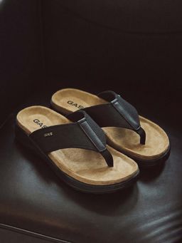 GAS - Men Brilliante Black Sandals