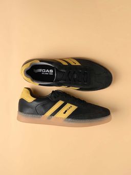 GAS - Men Sienna Stride Black Casual Sneakers