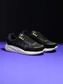 GAS - Men Zenko Black Casual Sneakers