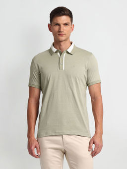 Arrow - Heath Cotton Polo T-Shirt - Green