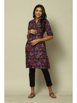 Rangriti - Multi Viscose Straight Printed Kurta